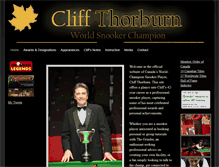 Tablet Screenshot of cliffthorburn.ca